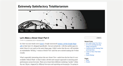 Desktop Screenshot of extremelysatisfactorytotalitarianism.com